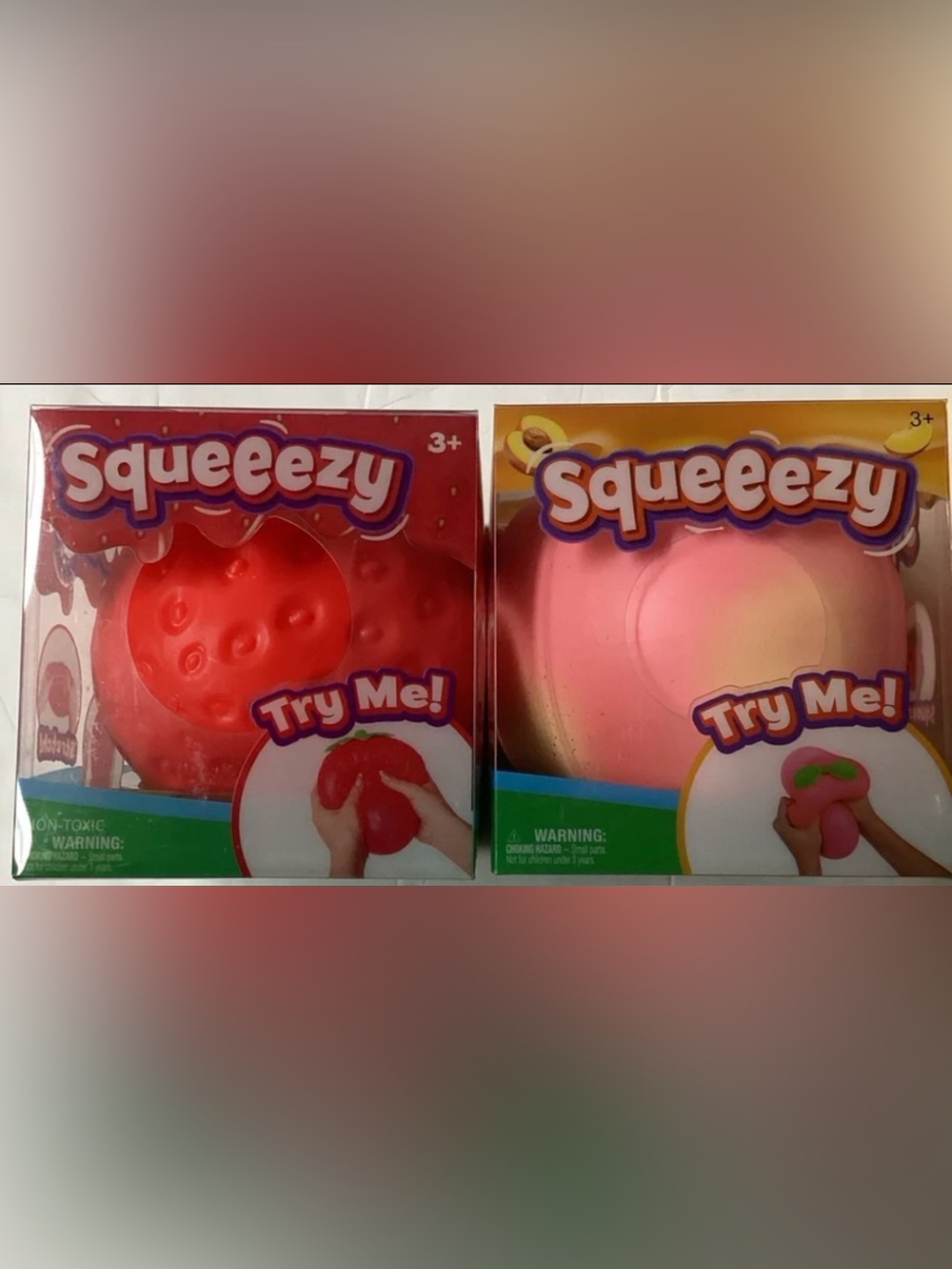 TWO/ Sunny Days Squeezy bundle strawberry and peach
